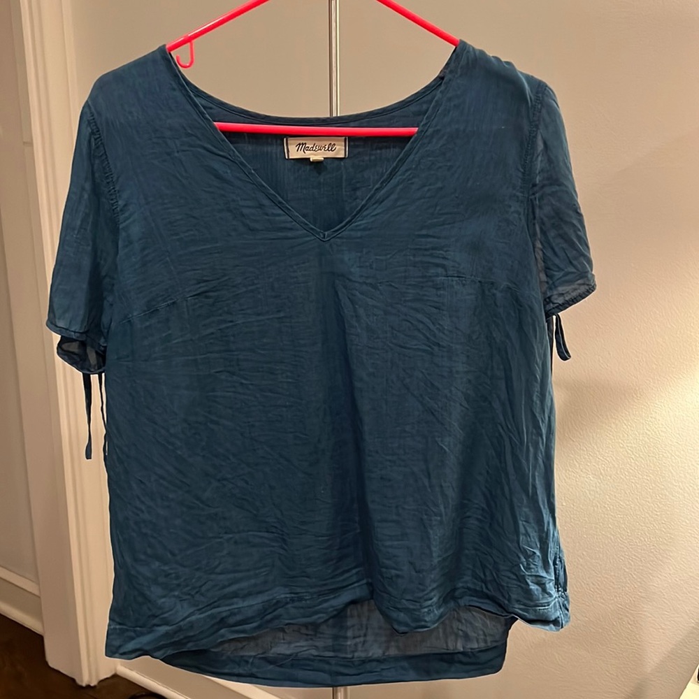 Madewell Chambray Top